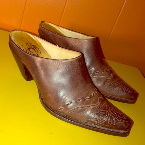 lucchese mules slides